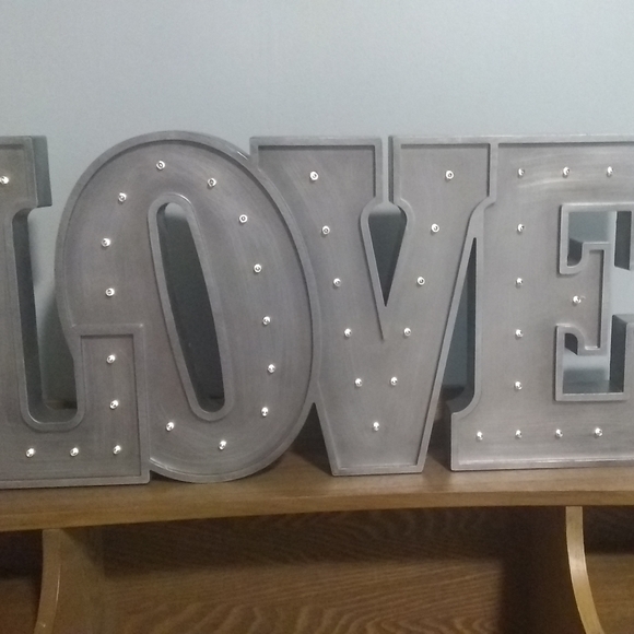 Other - New Lighted "LOVE" Table Top Sign